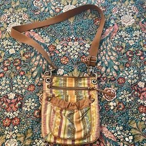 Fossil Canvas crossbody bag